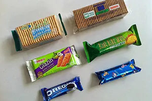 Автоматическая линия для подсчета и упаковки печенья