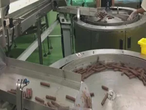 Автоматическая упаковочная система с двумя роторными питателями