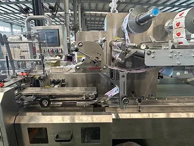 Автоматическая упаковочная система с двумя роторными питателями